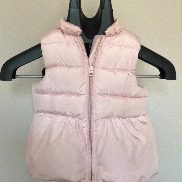 Gap Pink Puffer Vest for Girls - Picture 1 of 5